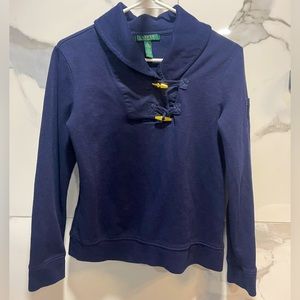 Lauren, Ralph Lauren, medium, navy blue shirt